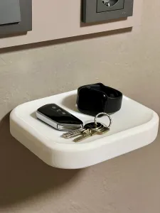 3D Printed shelf with hidden compartment