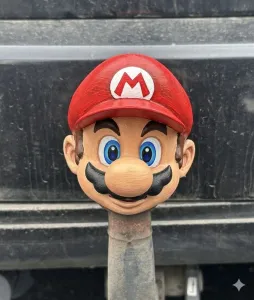 Super Mario hitch ball cover