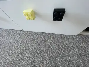 Furniture drawer knob for kids room - brick style