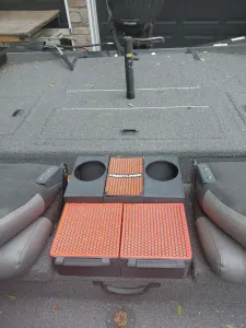 🎣 Modular Boat Center Step + Storage System