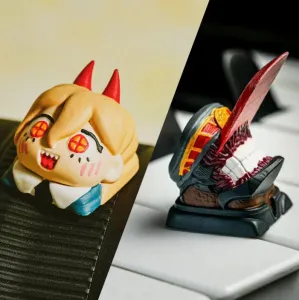 Chainsaw Man Vol II Katana Man and Power - Mechanical Keyboa