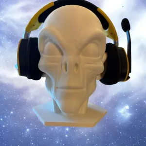 support de casque alien