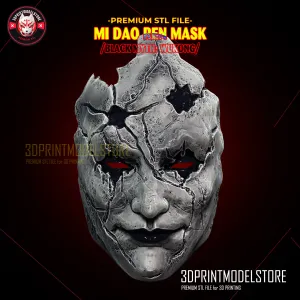 Black Myth Wukong Daoist Mi Dao Ren Mask - Horror Cosplay