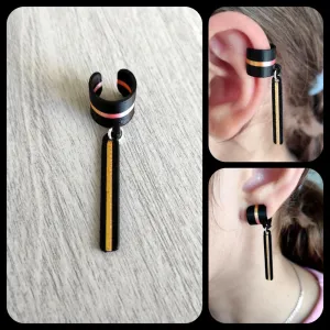 Obsidian Drift - Earrings