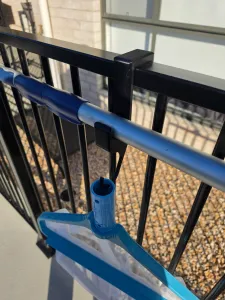 Pool pole and tools hanger