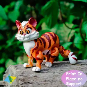 Print in Place flexy tiger