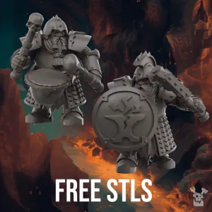 FREE STL: Grimworld: Battle for Underholme (Voidland Dwarves