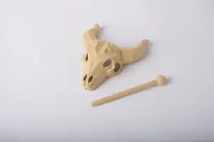 Longhorn Skull Hair Pin - Western Hair Accessory