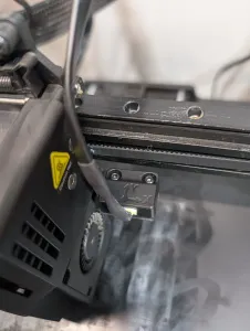 ender 3 V3 KE vibration sensor mount