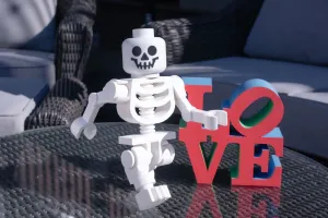 💀 Skeleton Giant Minifigure (16") – Standalone Design! 🦴