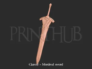 Clarent - Mordred sword  3d print model