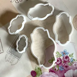 Frame cookie cutter 5 sizes shape