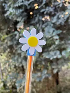 Daisy Pen Topper for BIC Pen – Slide Fit – Color Change by L