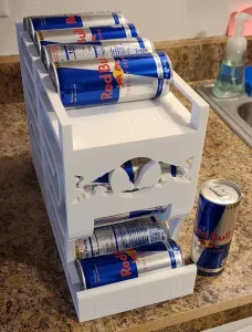 Red Bull 8.4oz Can Fridge Dispenser Rack by RBZL