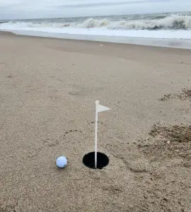 golf beach fun