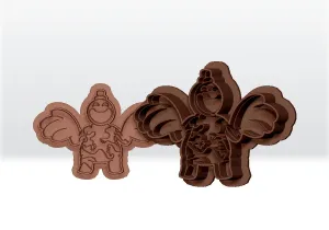 Doey the doughman Cookie cutter STL 3D