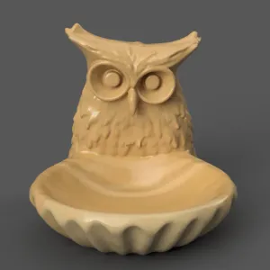 owl planter- vase- urn- candy dish- candle holder- sink