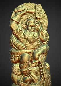 gods of asgard statue THOR 2