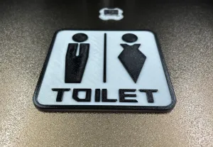 Toilet sign simple