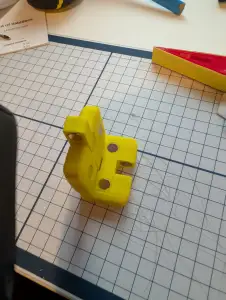 Magnetic Fidget Rectangle with two hinges