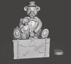papa bear and son bank