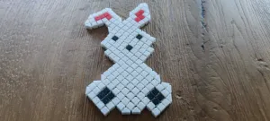 Flexi Fidget Bunny – Anti-Stress Articulated Coaster PiP
