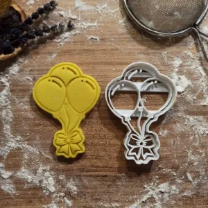 Happy Birthday Balloons Cookie & Clay Cutter