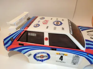 Spoiler Lancia Delta rally car 1/8 Scale