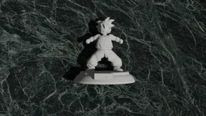 Kid Goku Dragon Ball Z #11 Optimized for 3D Printing