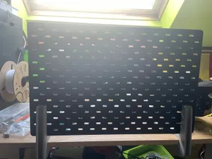 Horizontal Skadis desk mount