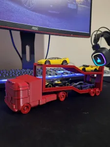 hot wheels truck trailer