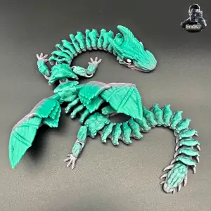 Big Gras Dragon - Winged - Articulated - Flexi