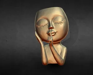 shhh silent face planter for Gardening