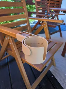 Drink holder for NAMMARO Ikea foldable chair