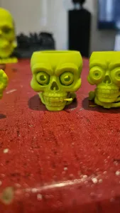 Skull man cup, holder, tea light , universal
