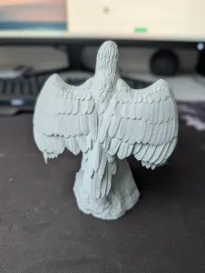 # Sea Eagle on a Rock – Detailed Model for Painting