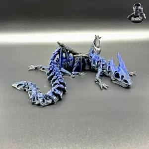 Big Skeleton Dragon  - Winged  - Articulated - Flexi