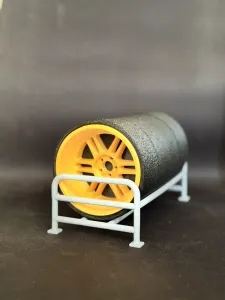 JDM ENKEI RPF1 Wheel Coaster Set with Tire Rack