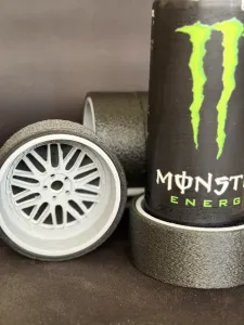 BBS LM Style Wheel Coaster Set with Tire Rack