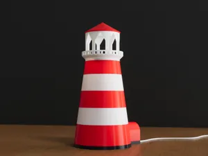 Night light in the form of a lighthouse