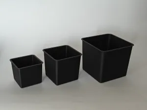 Stackable Square Seedling Pots | 3 Sizes