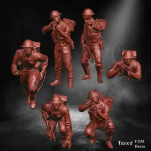 UK WWI Soldiers Collection – 3D Printable Miniatures 🪖🇬🇧