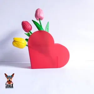 Heart-Shaped Vase