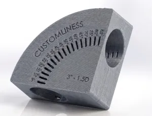 Multi-Angle Pipe Cutting Block 3" (76.2mm) | 1.5D CLR