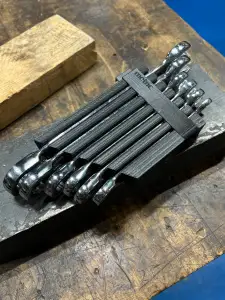 metric wrench holder