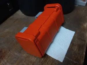 Portable toilet paper dispenser