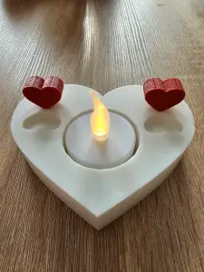 Valentine's candlestick