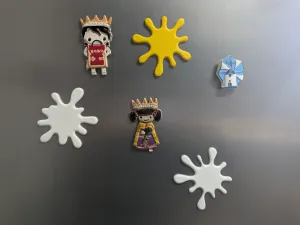 Splats Coasters / Fridge Magnets (Bundle)