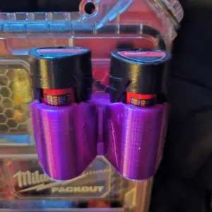 M12 Battery Holders for Milwaukee Packout