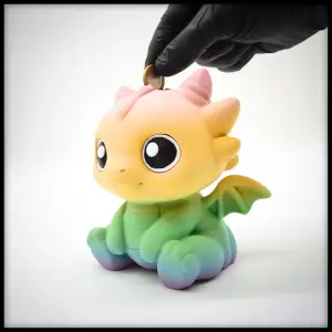 Cute Baby Dragon Piggy Bank